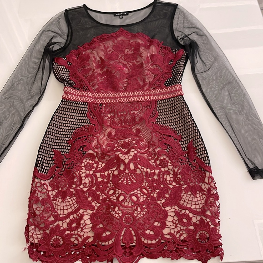APEACH Dress Lace and Tuli Size S - Picture 3 of 7